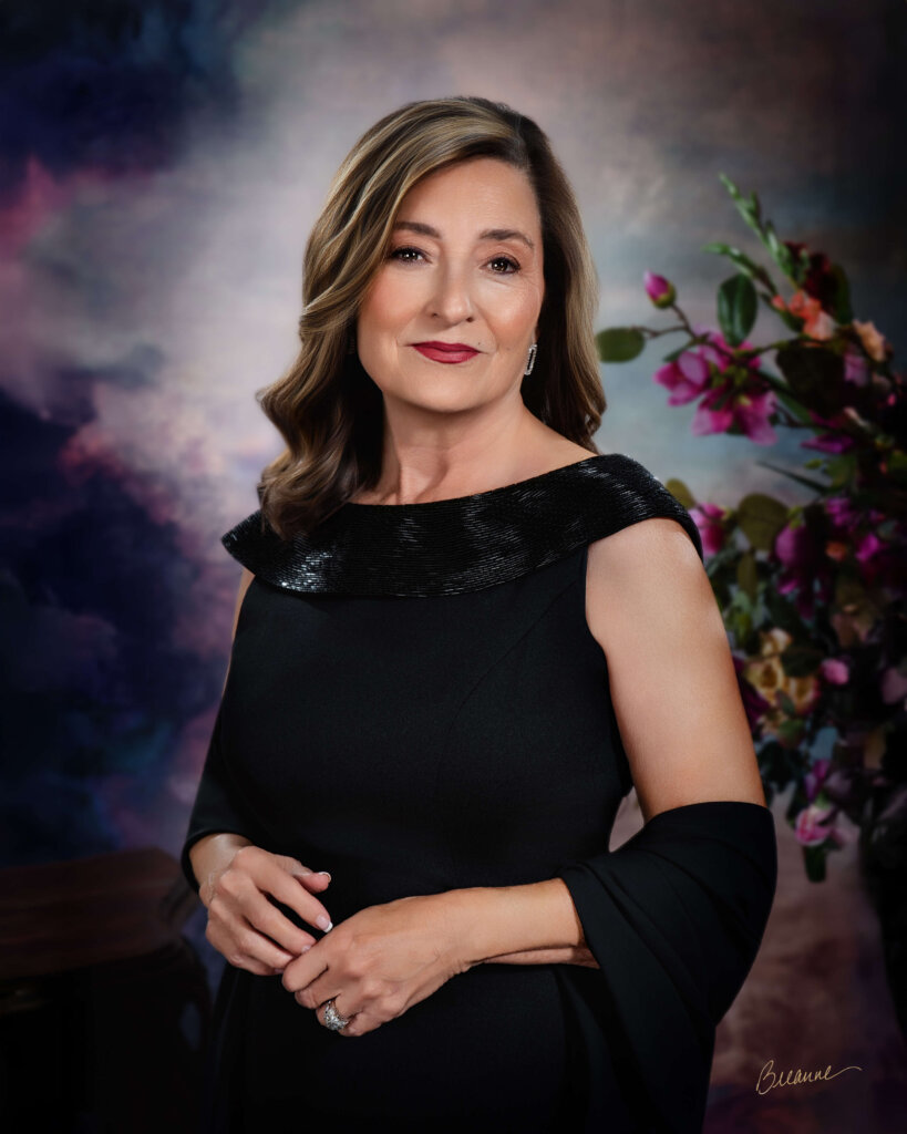 Caryl Knight fine art portrait by Breanne Fine Portraiture in Birmingham Alabama studio.