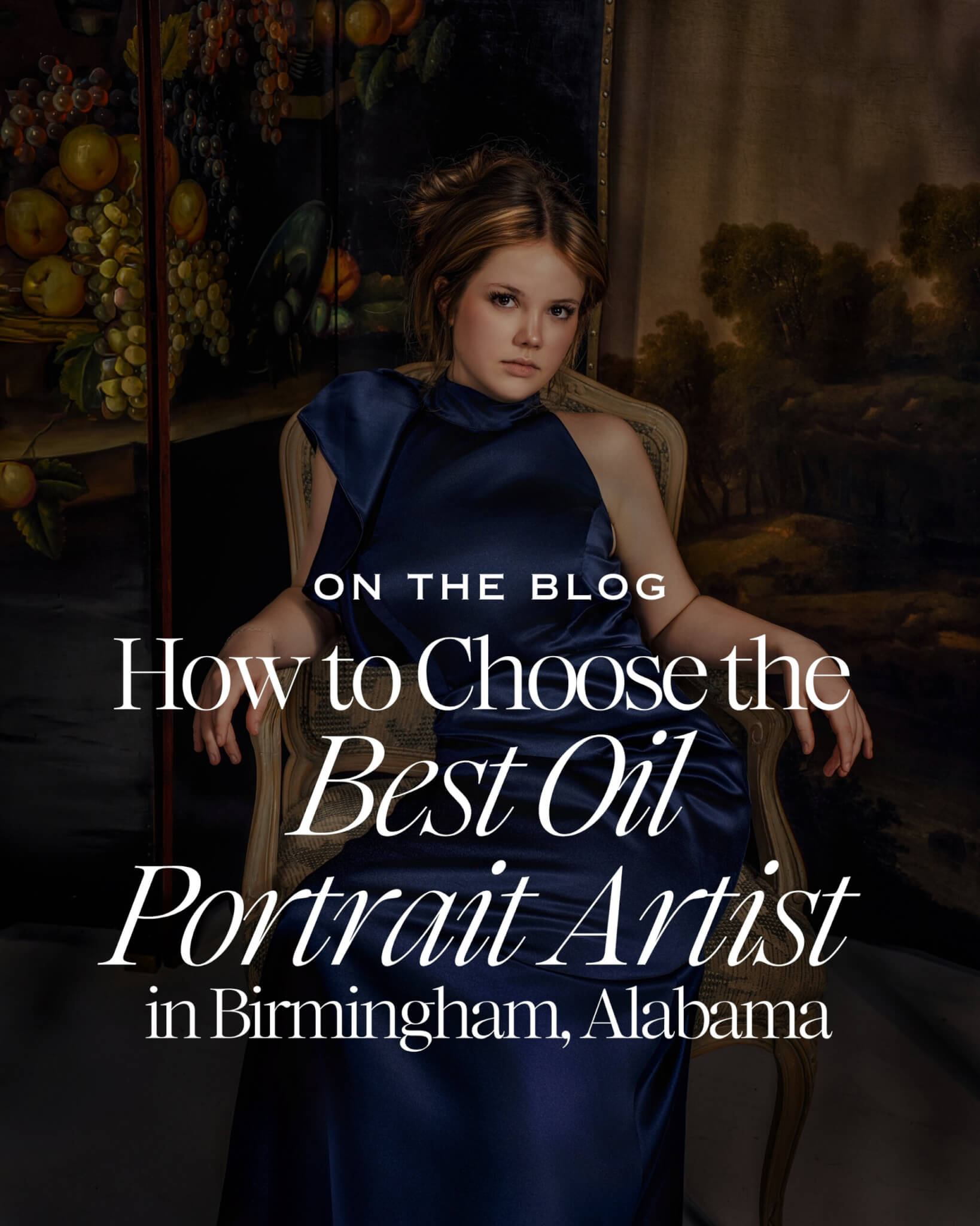 oil portrait artist Birmingham Alabama — painted portrait by Breanne Cook.