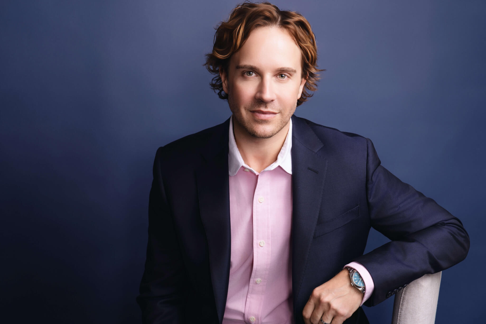 AI headshot vs professional photographer men's corporate headshot Birmingham Alabama Breanne Fine Portraiture